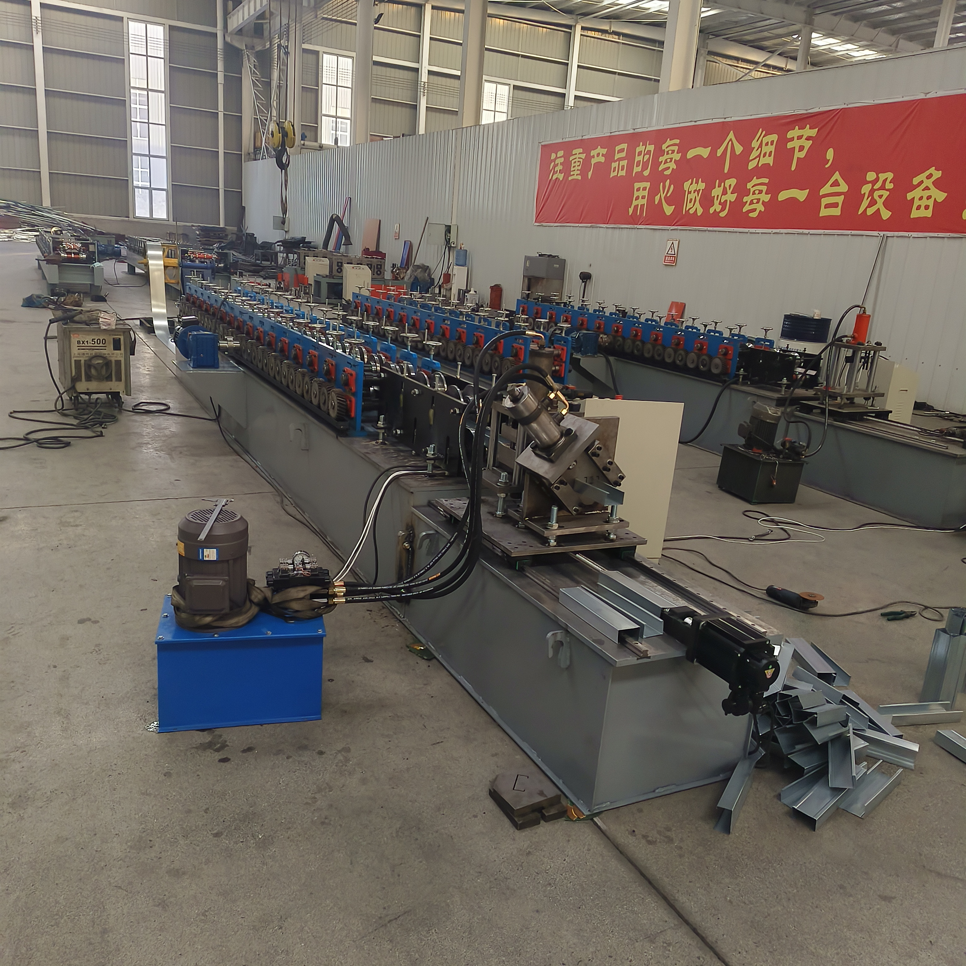 Steel Dragon Backbone Wall Copper Profile Rolling Forming Machine